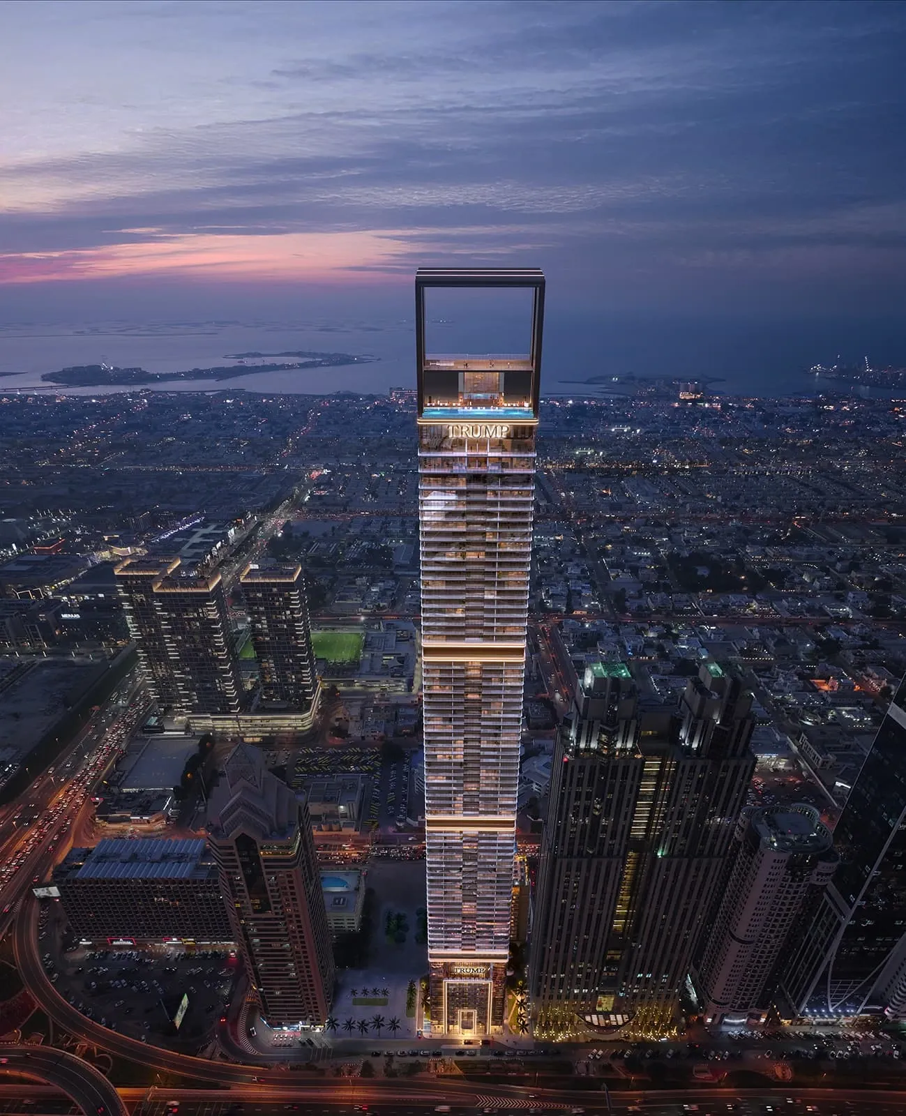 Trump Tower Dubai, Sheikh Zayed Road